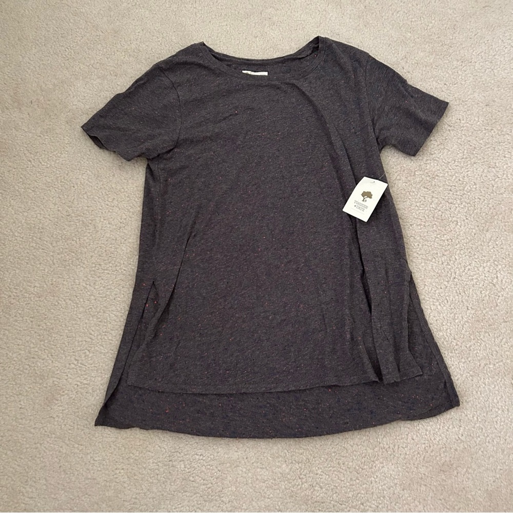 Tucker + Tate Grey Split Shirt